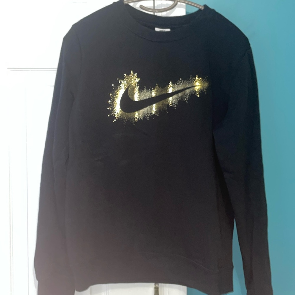 Nike Stardust Graphic Sweatshirt in Black